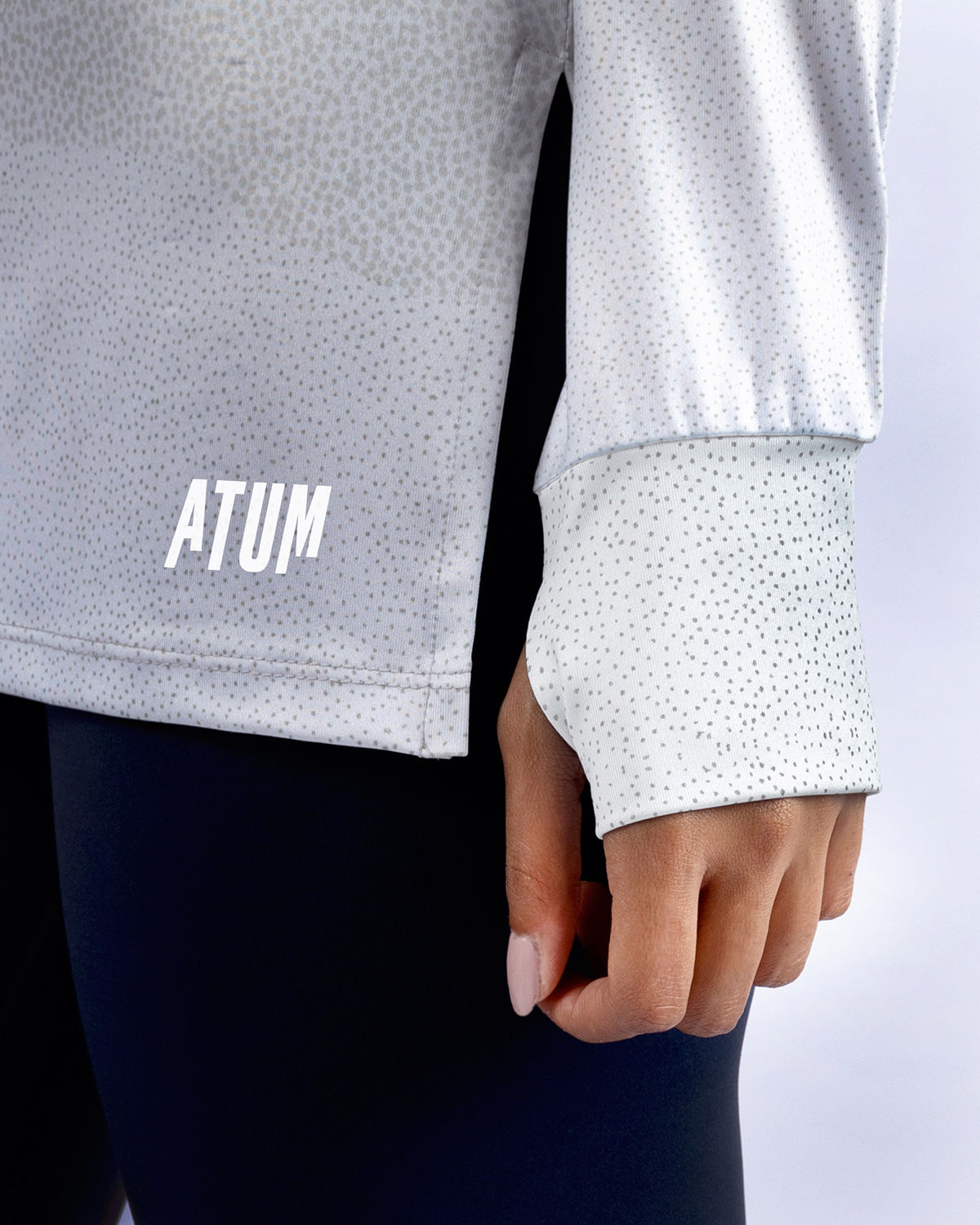 Women's Gradient Blue Top-Atum -66353378