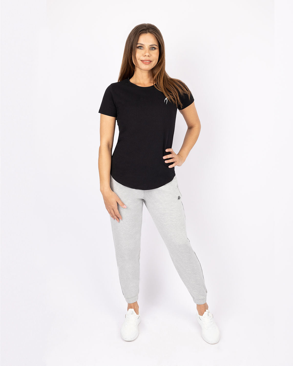 Women's Sport Gray Sweatpants-Atum -33620557