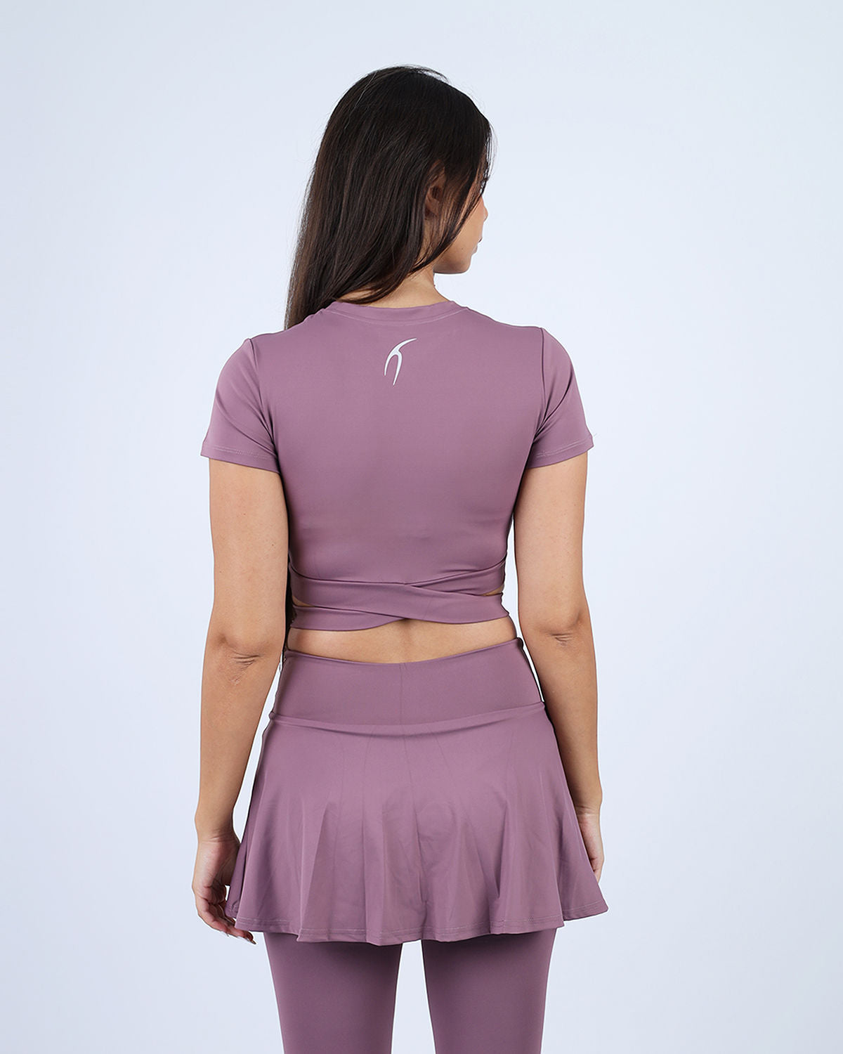 Twisted Short Sleeves Women's Crop Tee