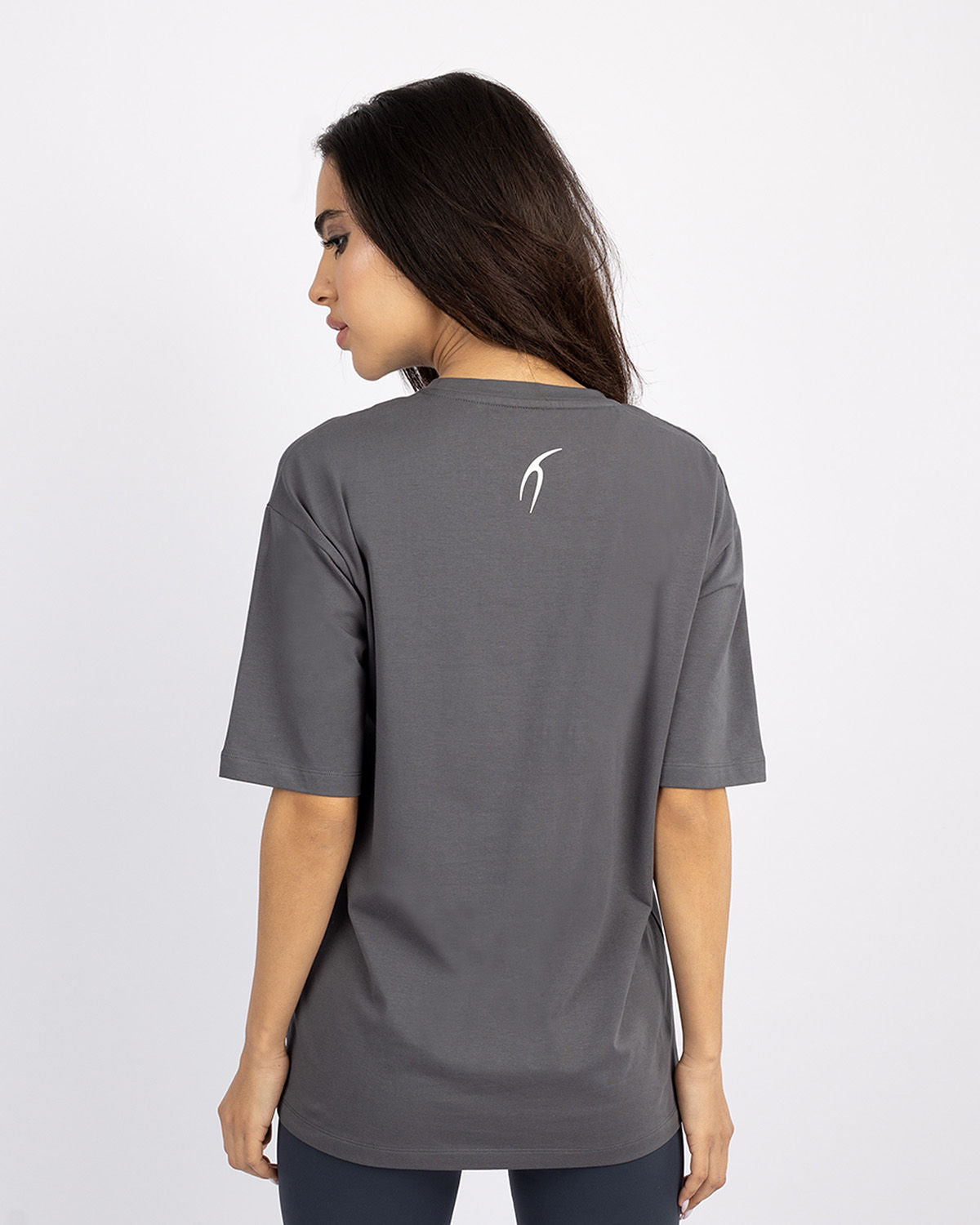 Oversize Printed Short Sleeve Women's T-Shirt