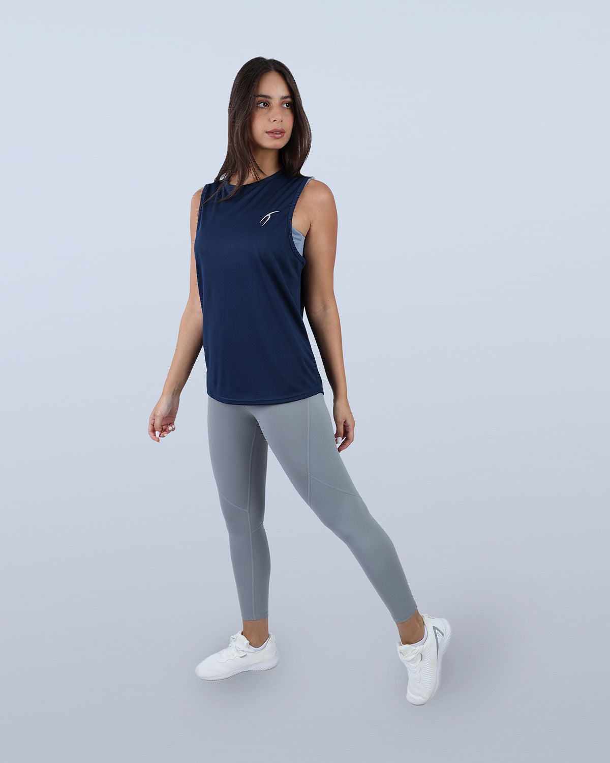 Modal Yoga Blue Tank Top-Atum -74763487