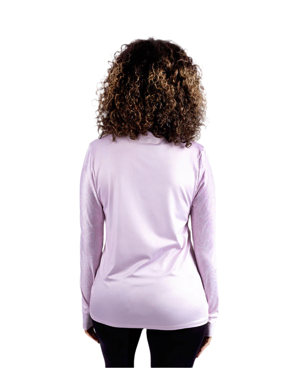 High-Neck Limitless Pink Top-Atum -60751270