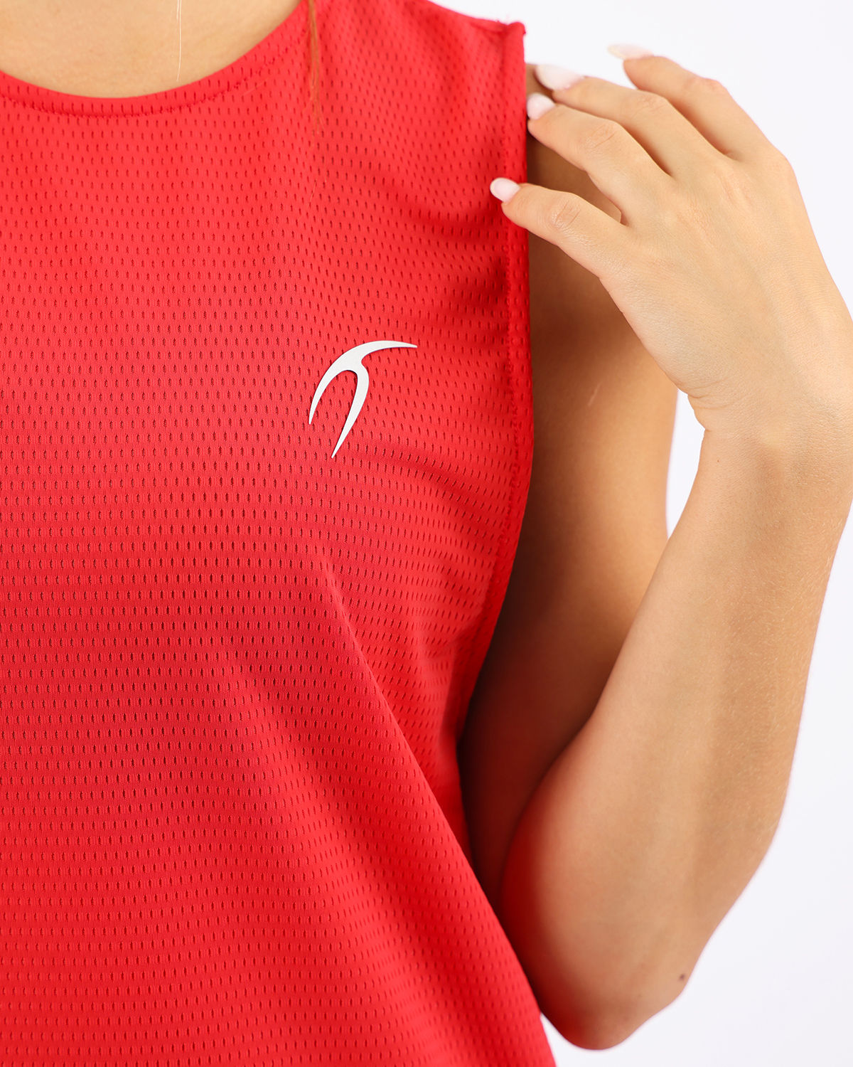Victory Sleeveless Red Tank Top-Atum -65107915