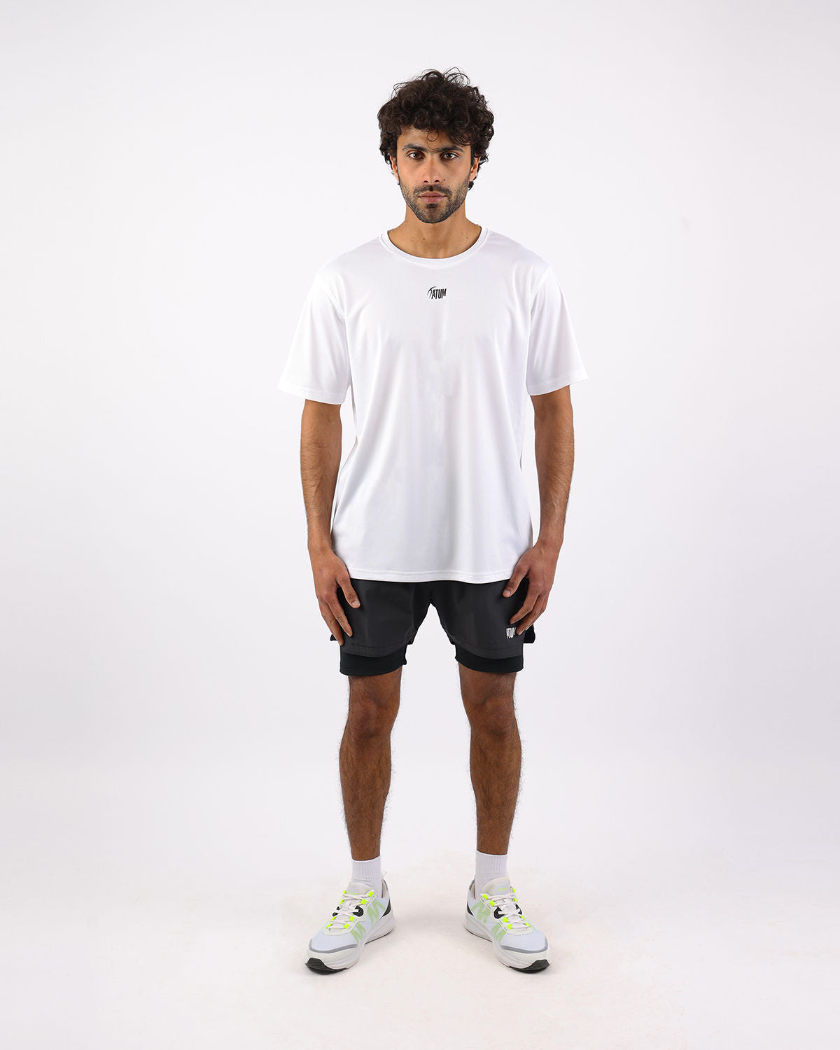 Prime Fit Men's White T-Shirt-Atum -26187050