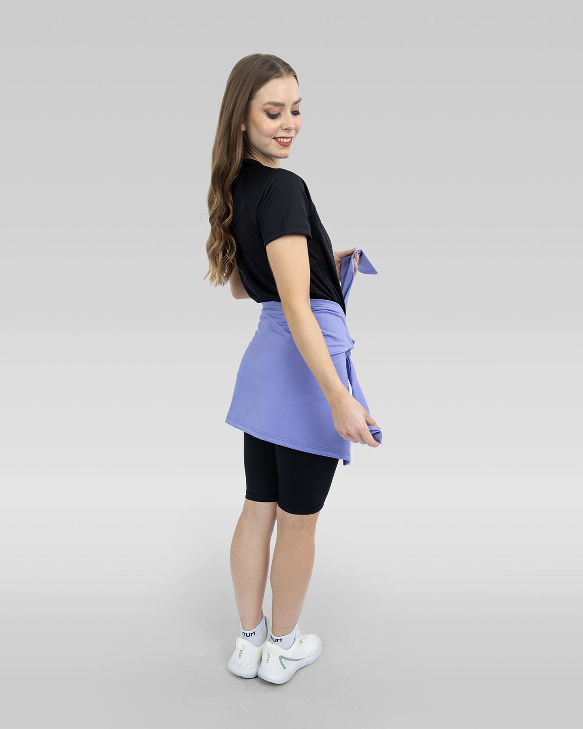 Purple Hip Tie Cover-UP-Atum -86753144
