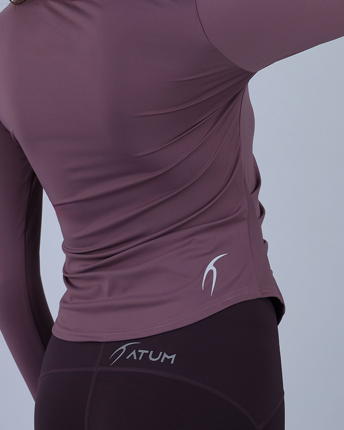 Elegance Women's Purple Long-Sleeve Top-Atum -70593227