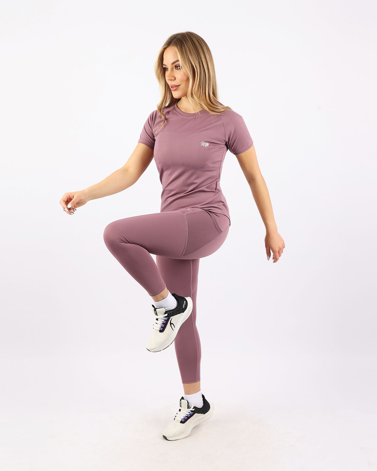 Pocket Flex Capri Violet Leggings-Atum -47148995