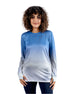Women's Gradient Blue Top