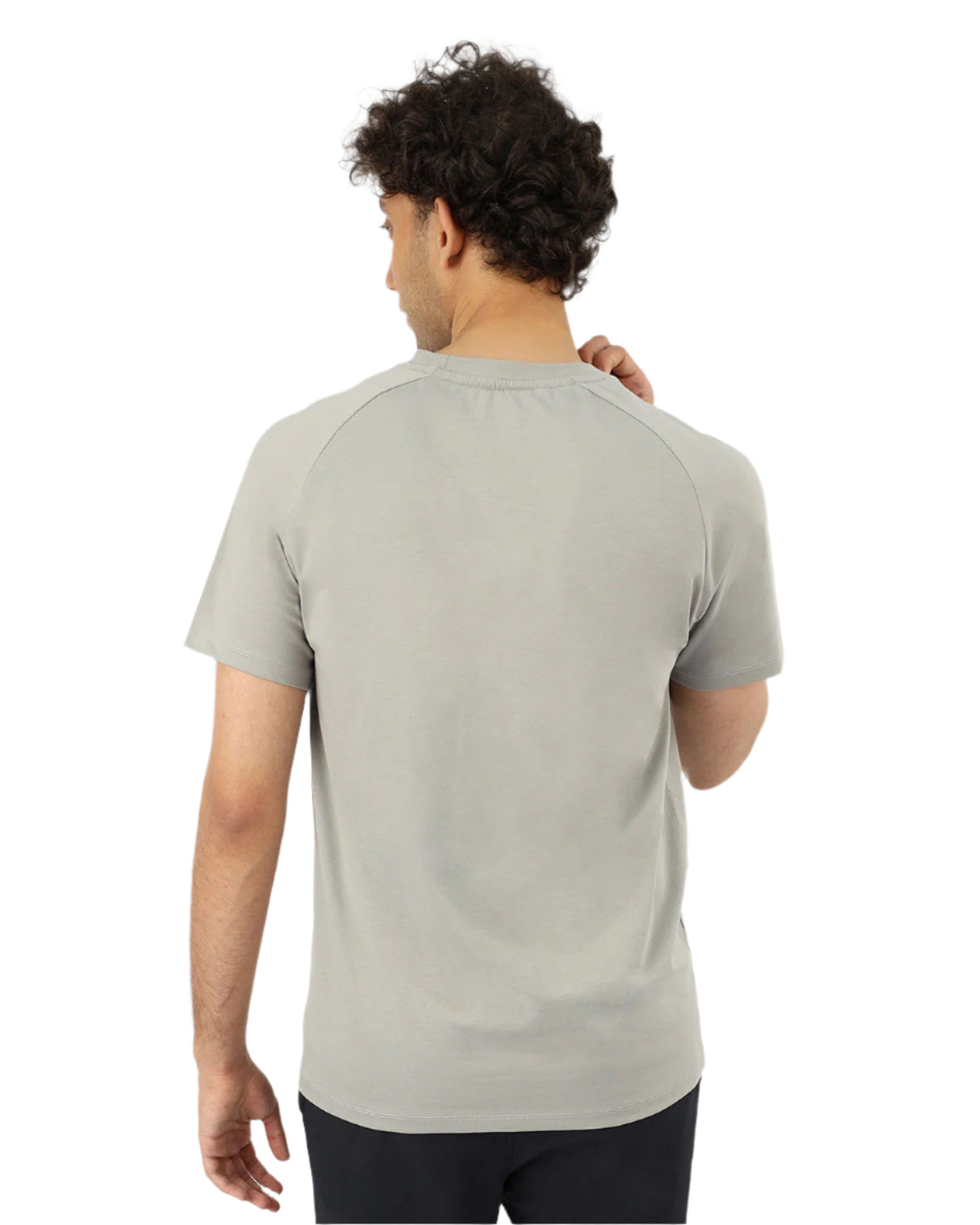 Men's Cotton Gray Teee-Atum -37640684