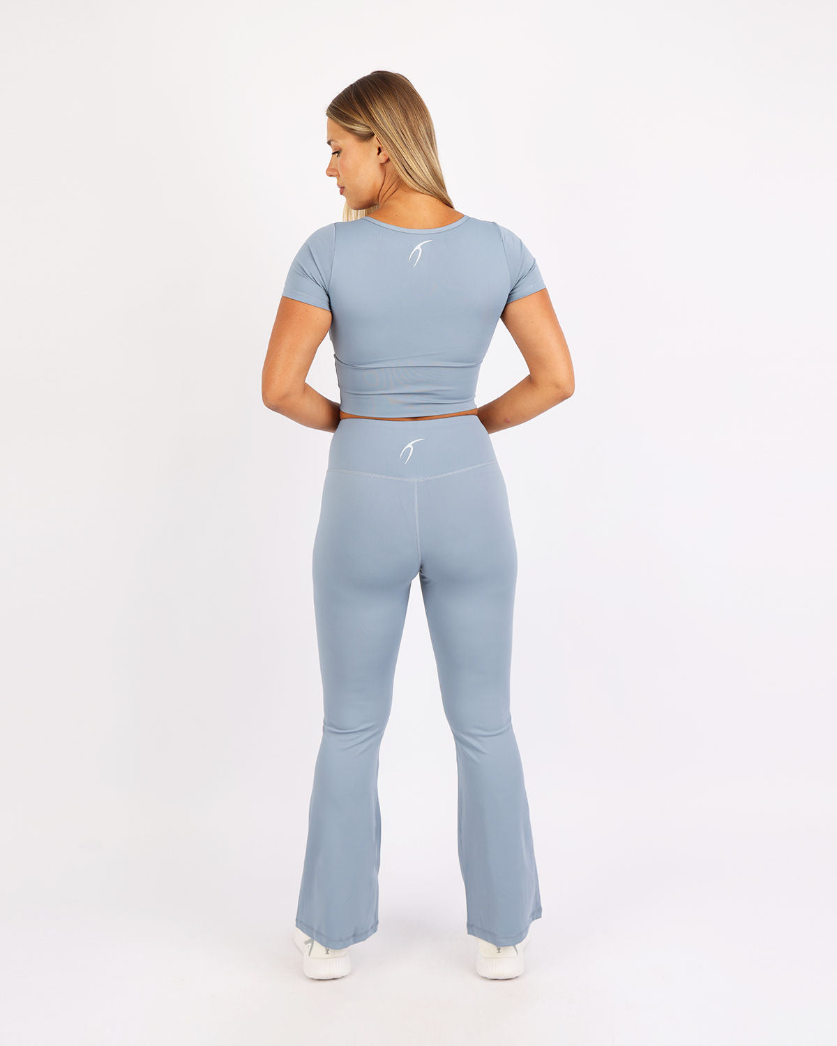Serenity Sculpt Blue Crop Top-Atum -90107406