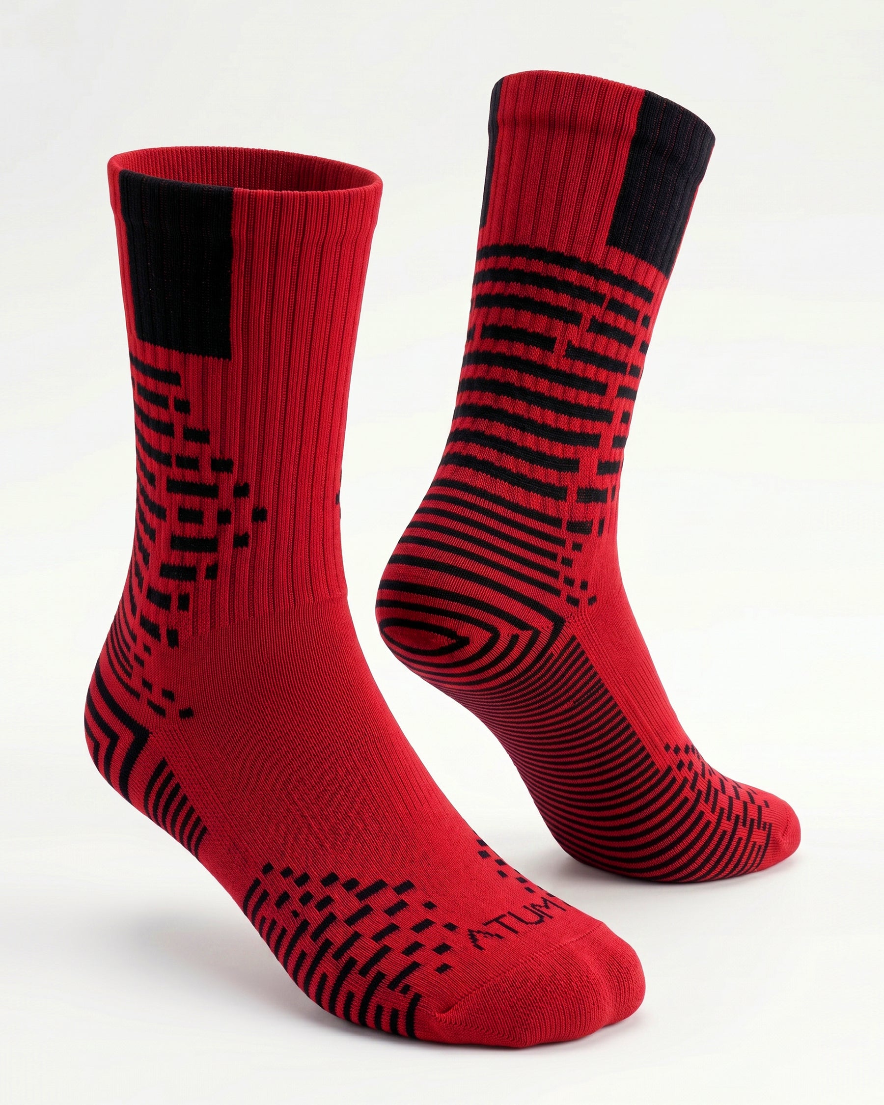Adults Unisex Long Red-Tex Training Socks-Atum -44408895