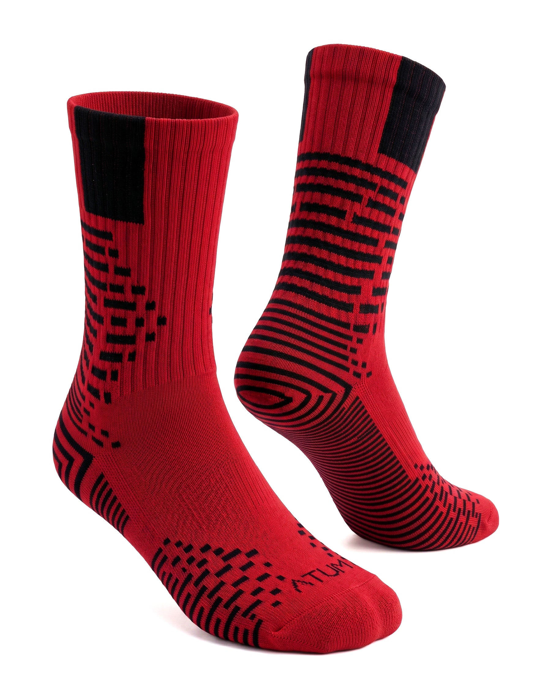 Adults Unisex Long Red-Tex Training Socks-Atum -41070614