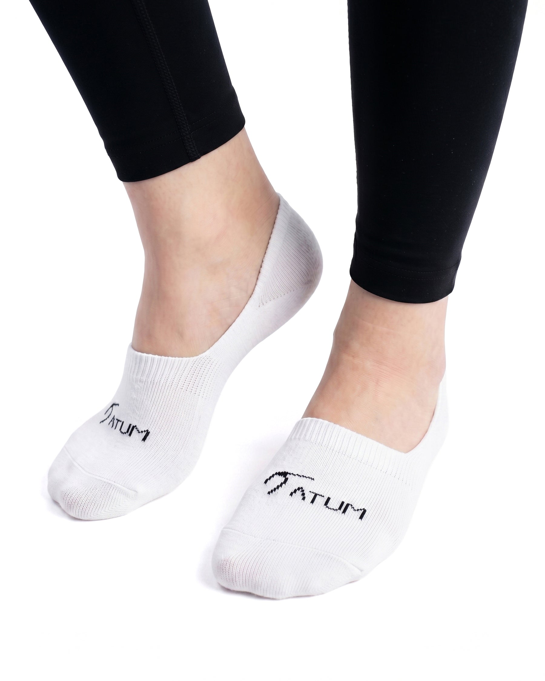 Unisex No Show White Socks-Pack of 3