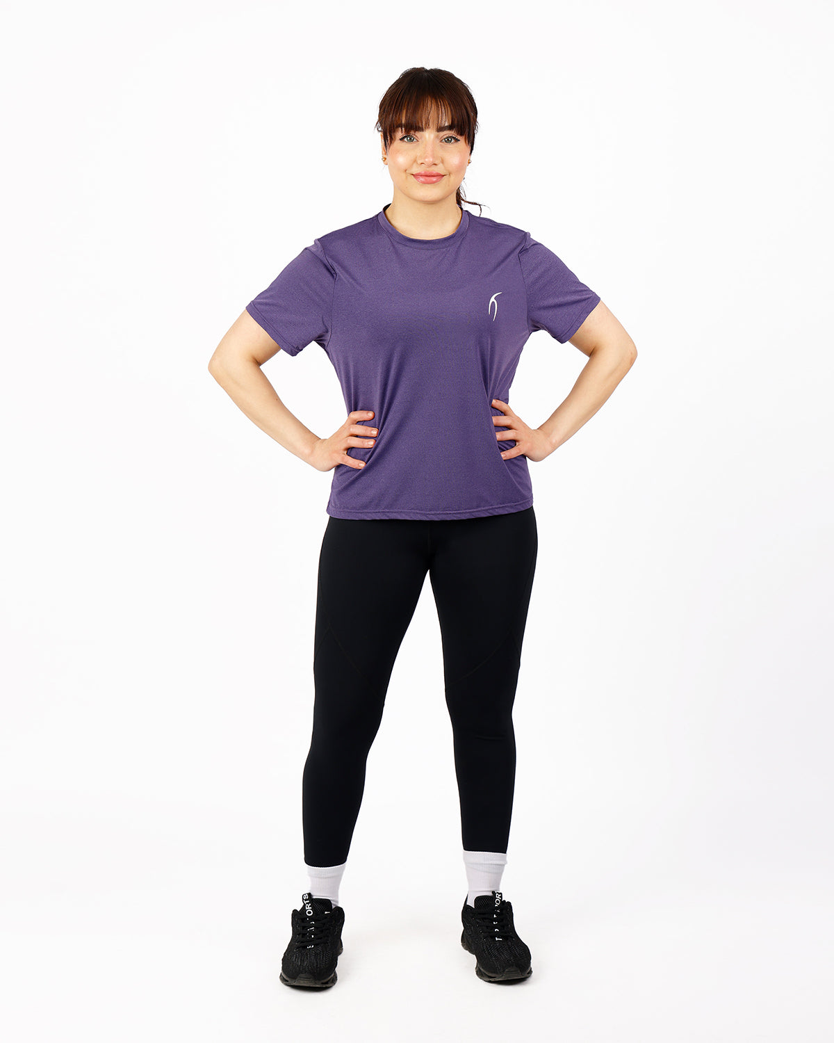 Hyper Short-Sleeves Purple Training Top-Atum -97582914