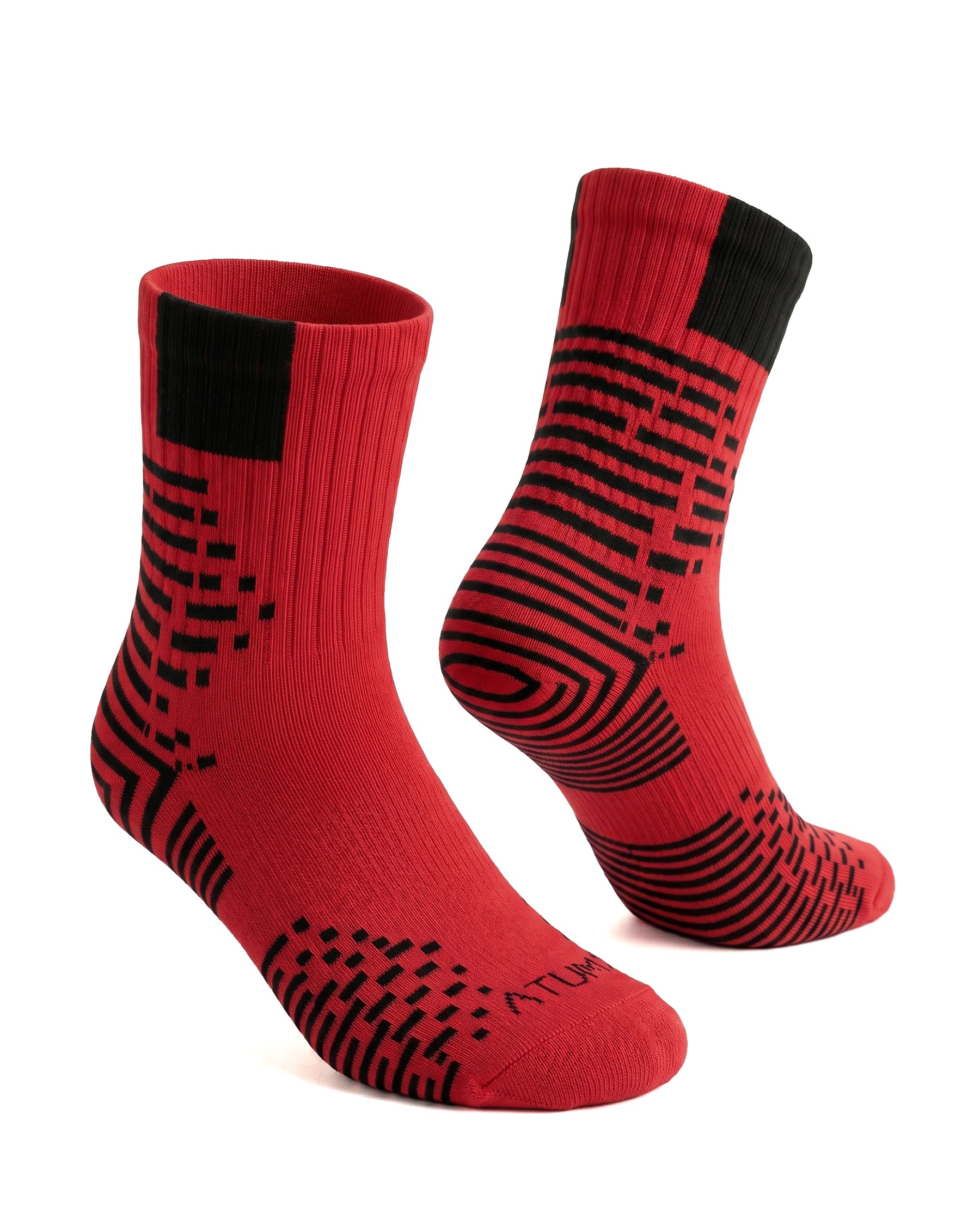 Kids Mid-Crew Red-Tex Training Socks