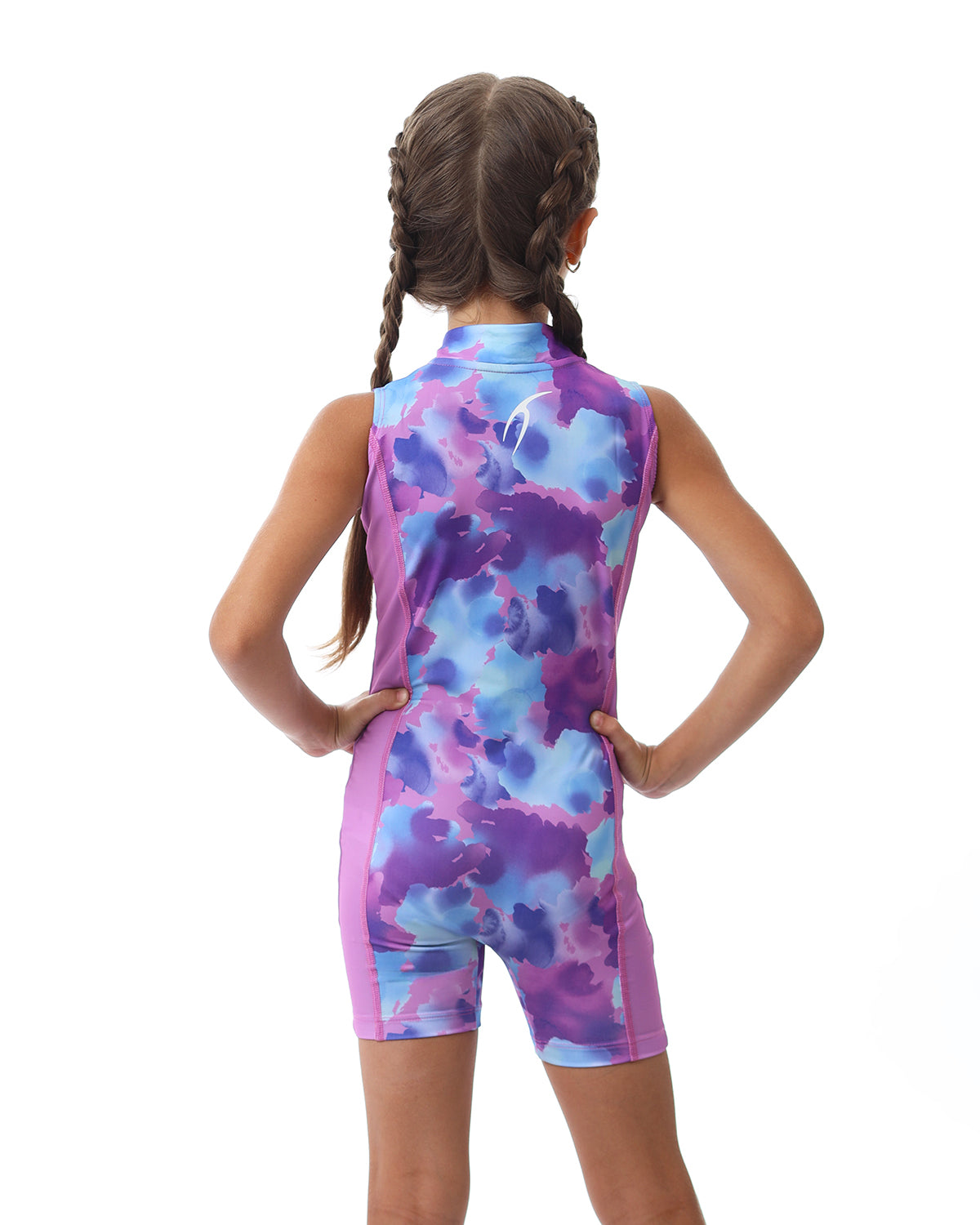 Elegant Splash Girls Lilac Jumbsuit-Atum -35216696