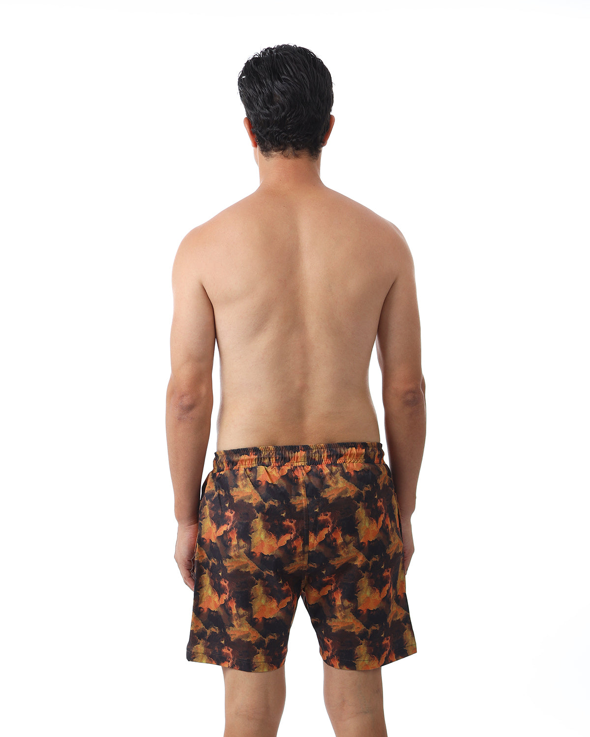 Horizon Orange Swim Short-Atum -46409808