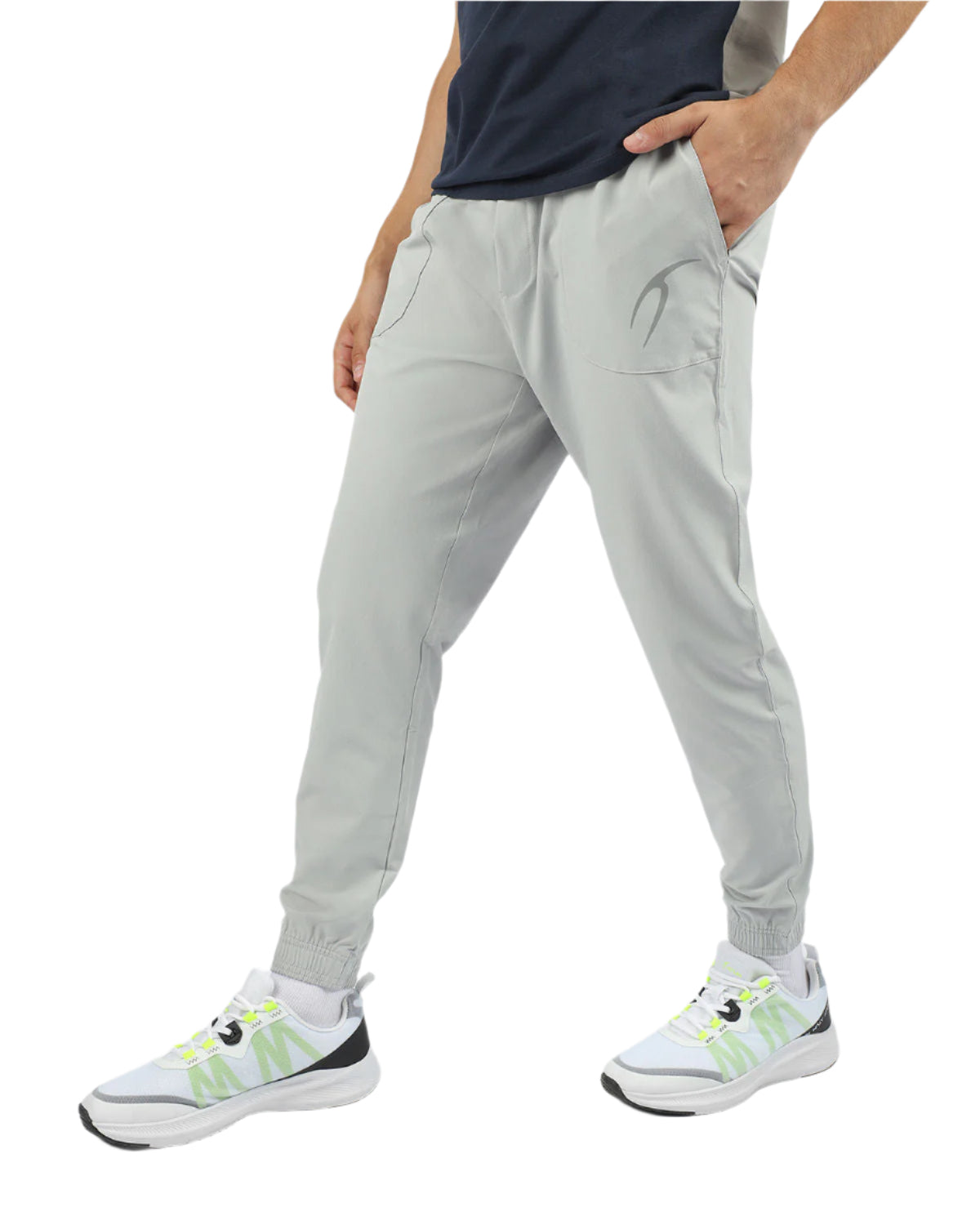 Men's Comfy Gray Sweatpants-Atum -61129075