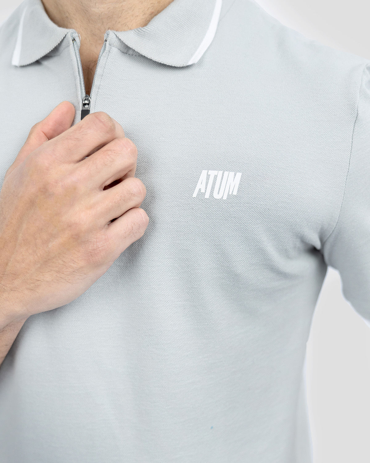 Men's Gray Polo Shirt