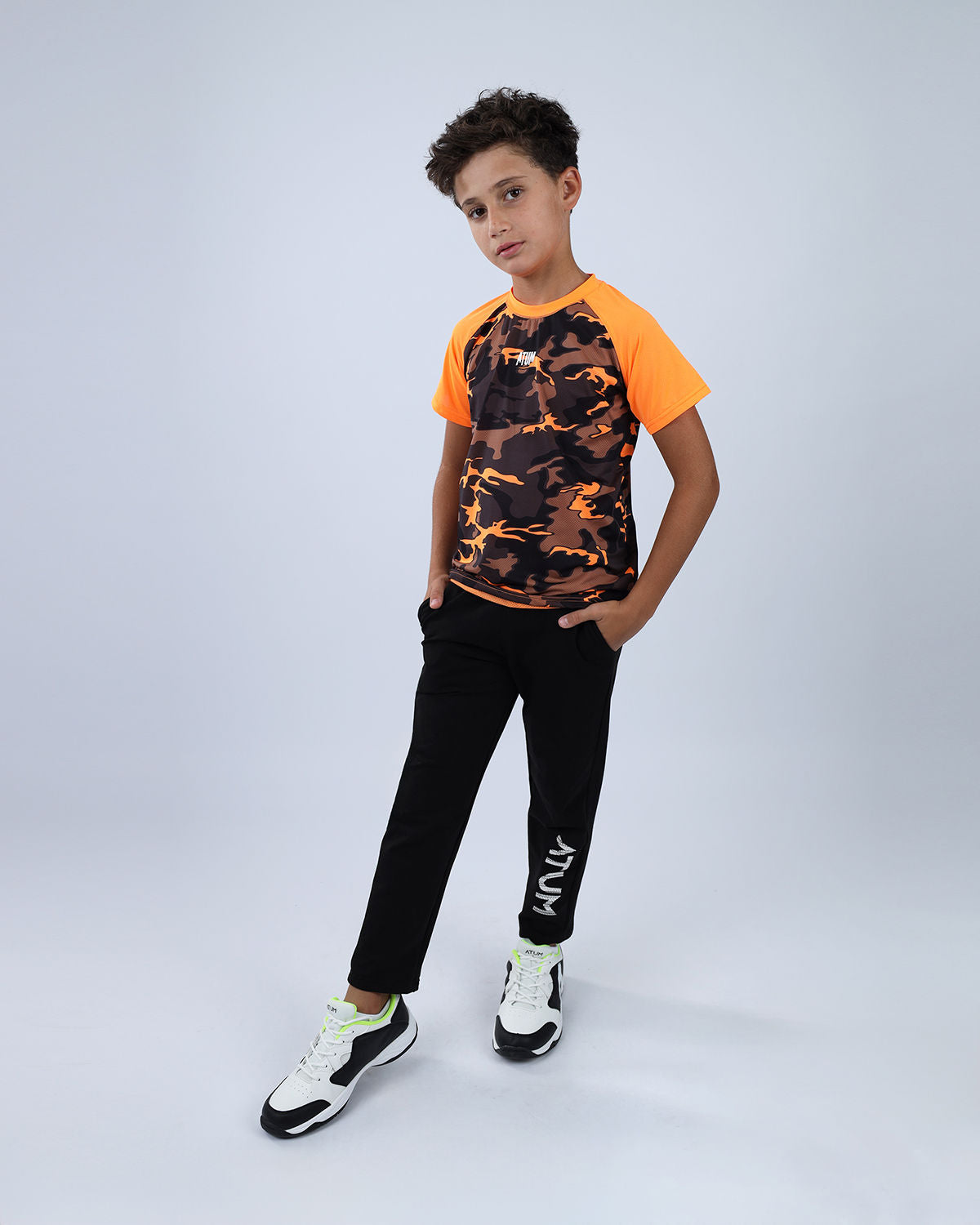 Army Training Sports Orange T-Shirt-Atum -38562039