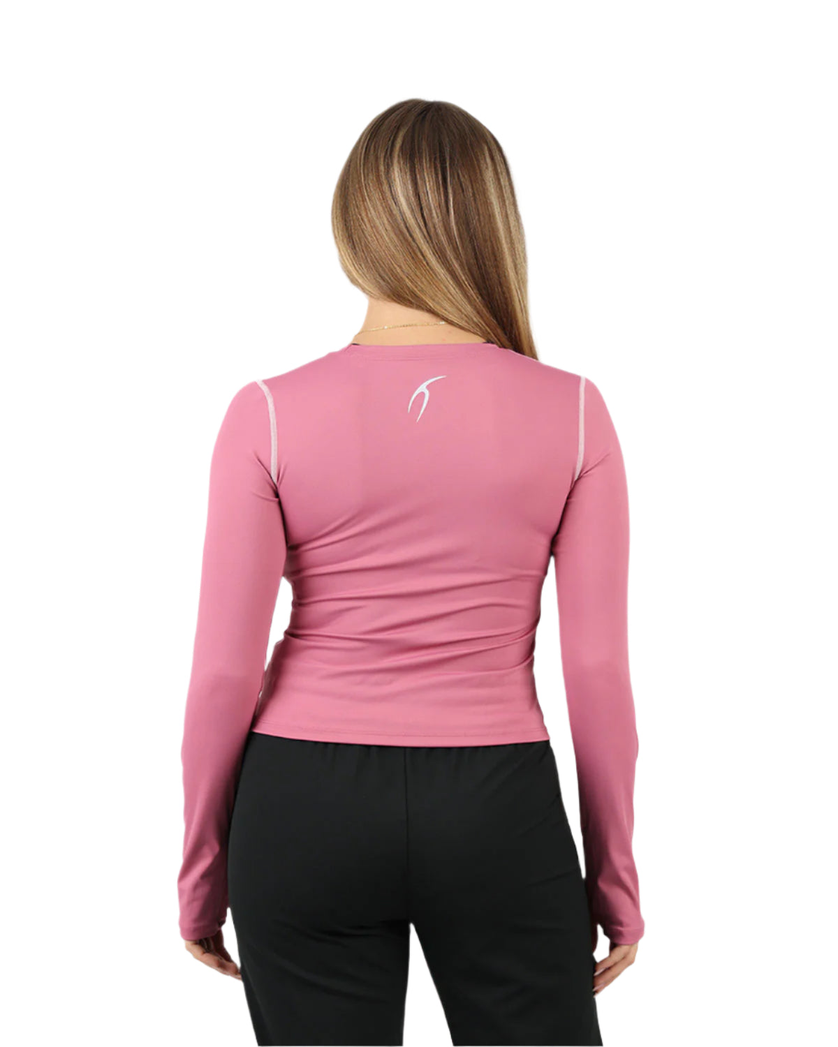 Streamline Long Slevess Women's Rose Top-Atum -85671637