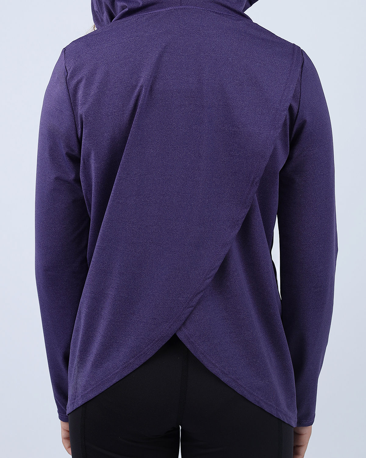 Vivid Long-Sleeve Purple Hoodie-Atum -46553371