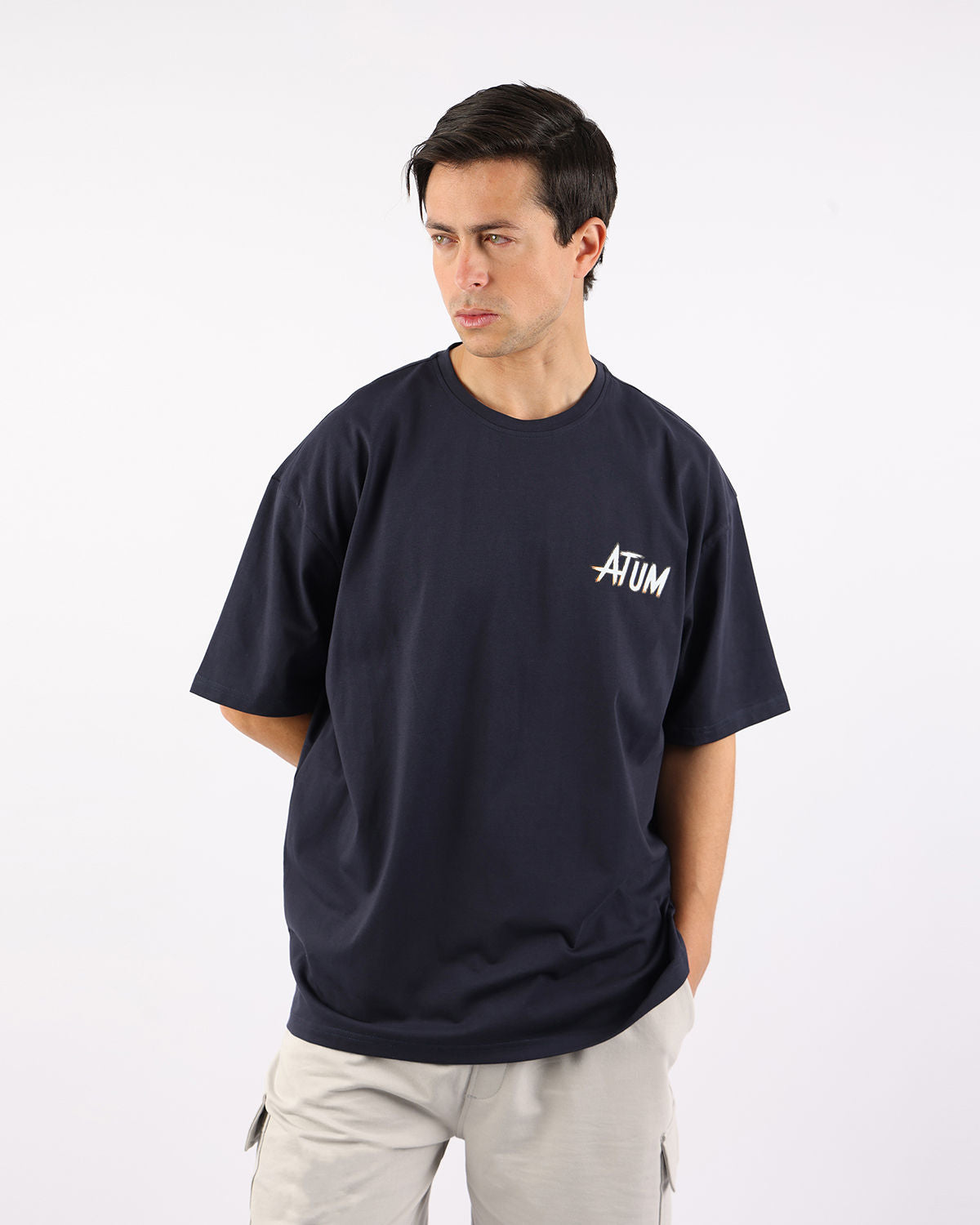 Highway Riders Navy T-Shirt-Atum -34312011