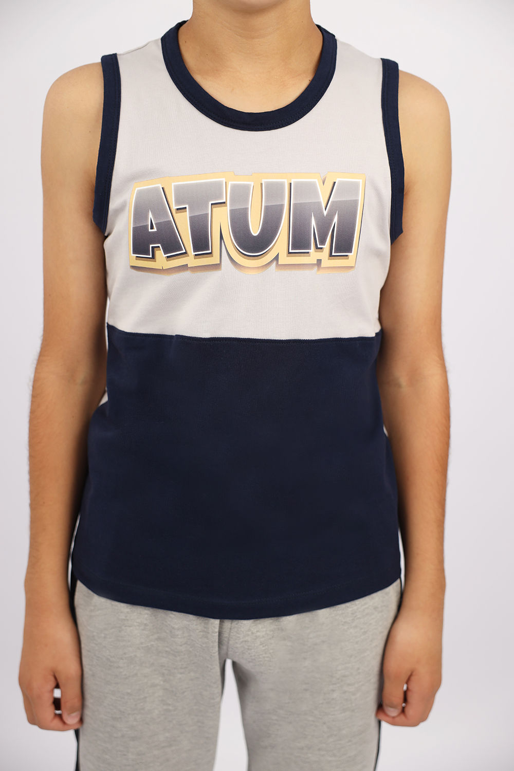 Atum Boy's Graphic Logo Tank Top - Atum Egypt 