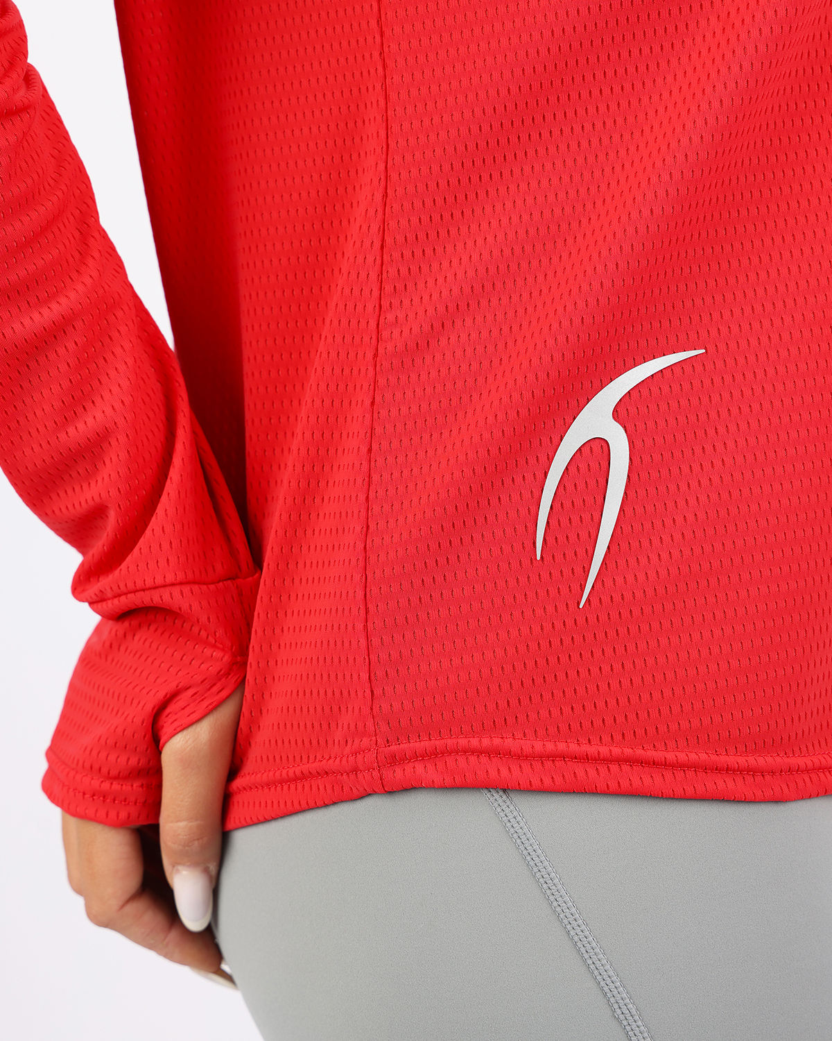 Long-Sleeve Training Red Top-Atum -84612721
