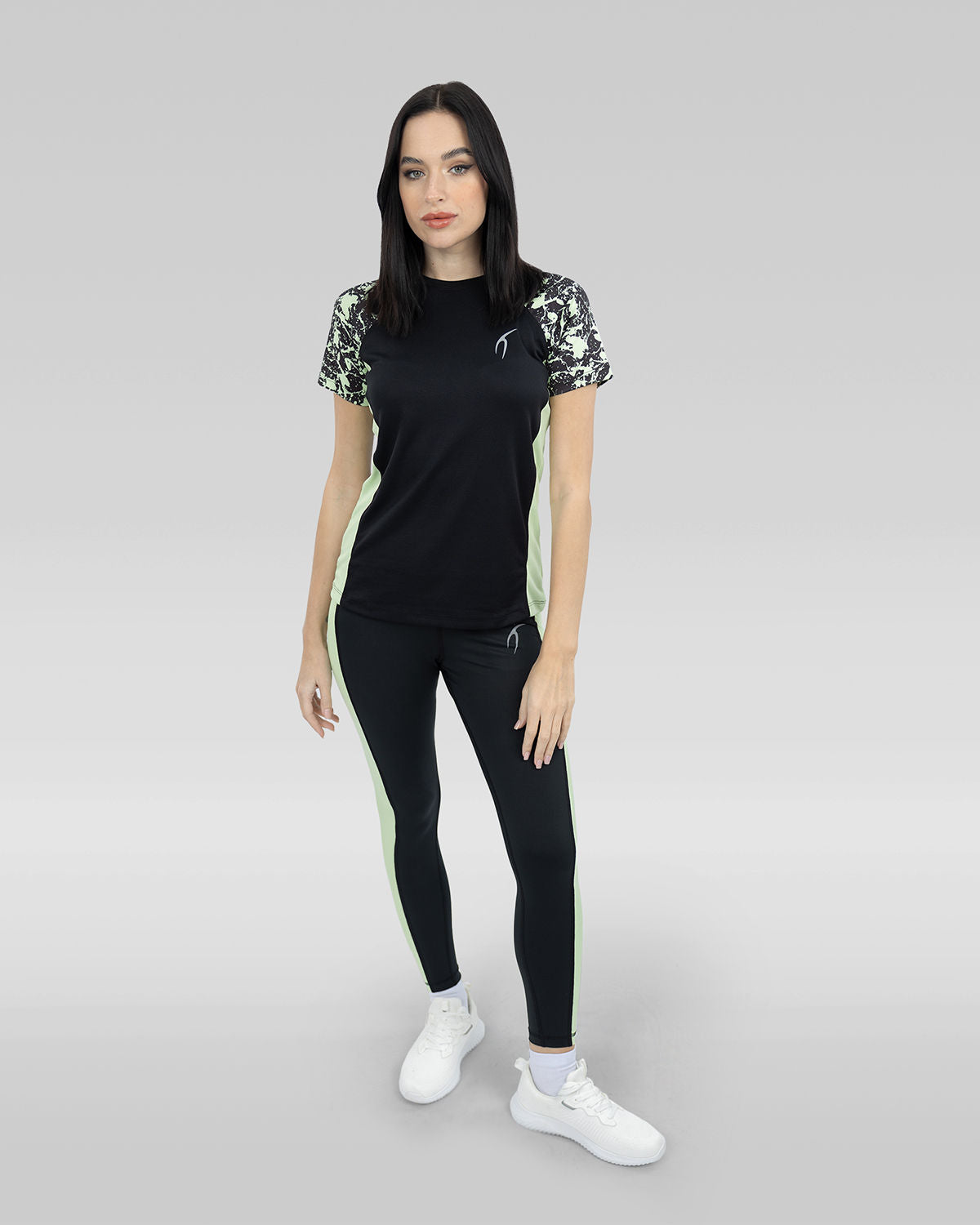 Women's Short Sleeves Black T-Shirt
