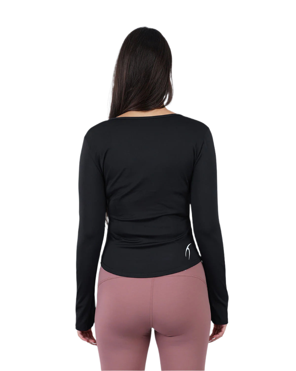 Elegance Women's Black Long-Sleeve Top-Atum -81301013
