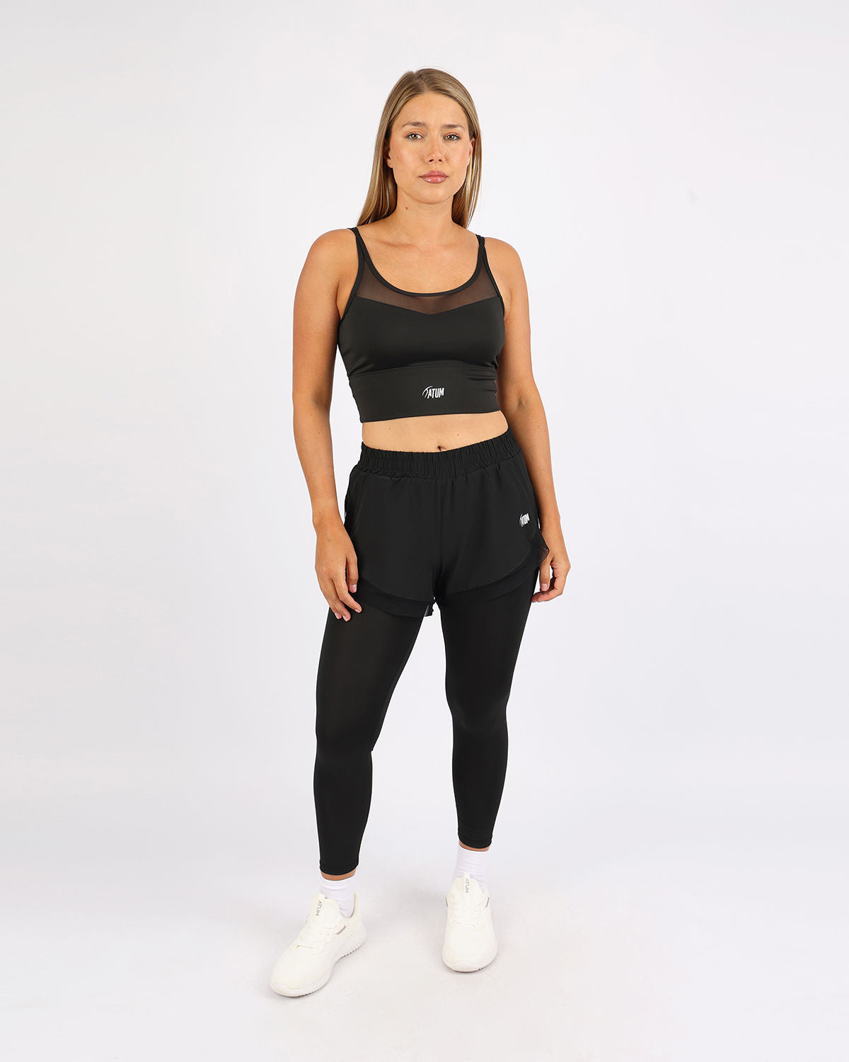 SculptFlex Black Crossback Bra-Atum -31788863