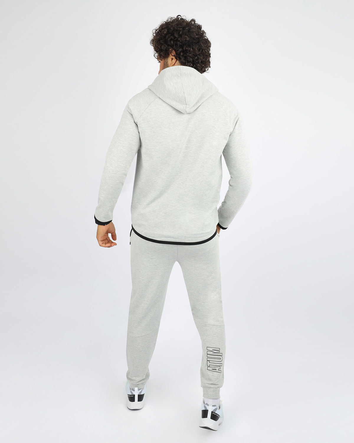 Men's Essential Light Gray Jogger Pants-Atum -16758591