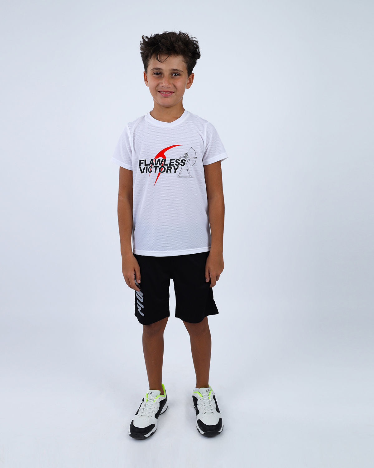 Knight Victory Sports White T-Shirt-Atum -75447136