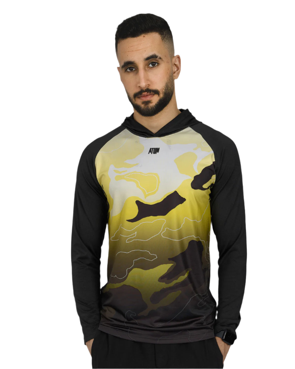 Training Long Sleeves Men's Yellow T-Shirt-Atum -8075183