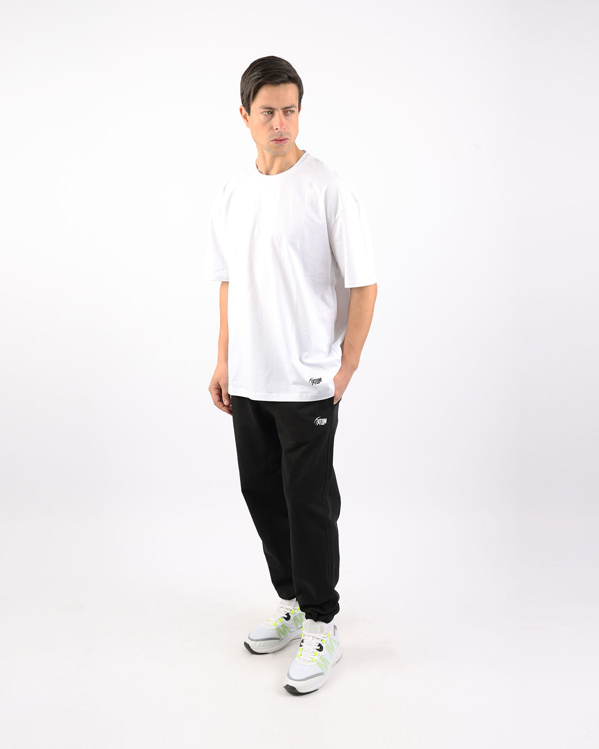 Active Comfort Men's Black Sweatpants-Atum -8299369