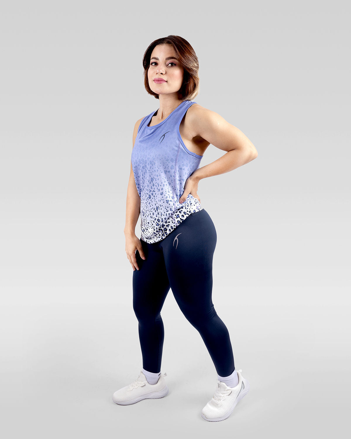 Colored Tank Purple Top-Atum -70283782