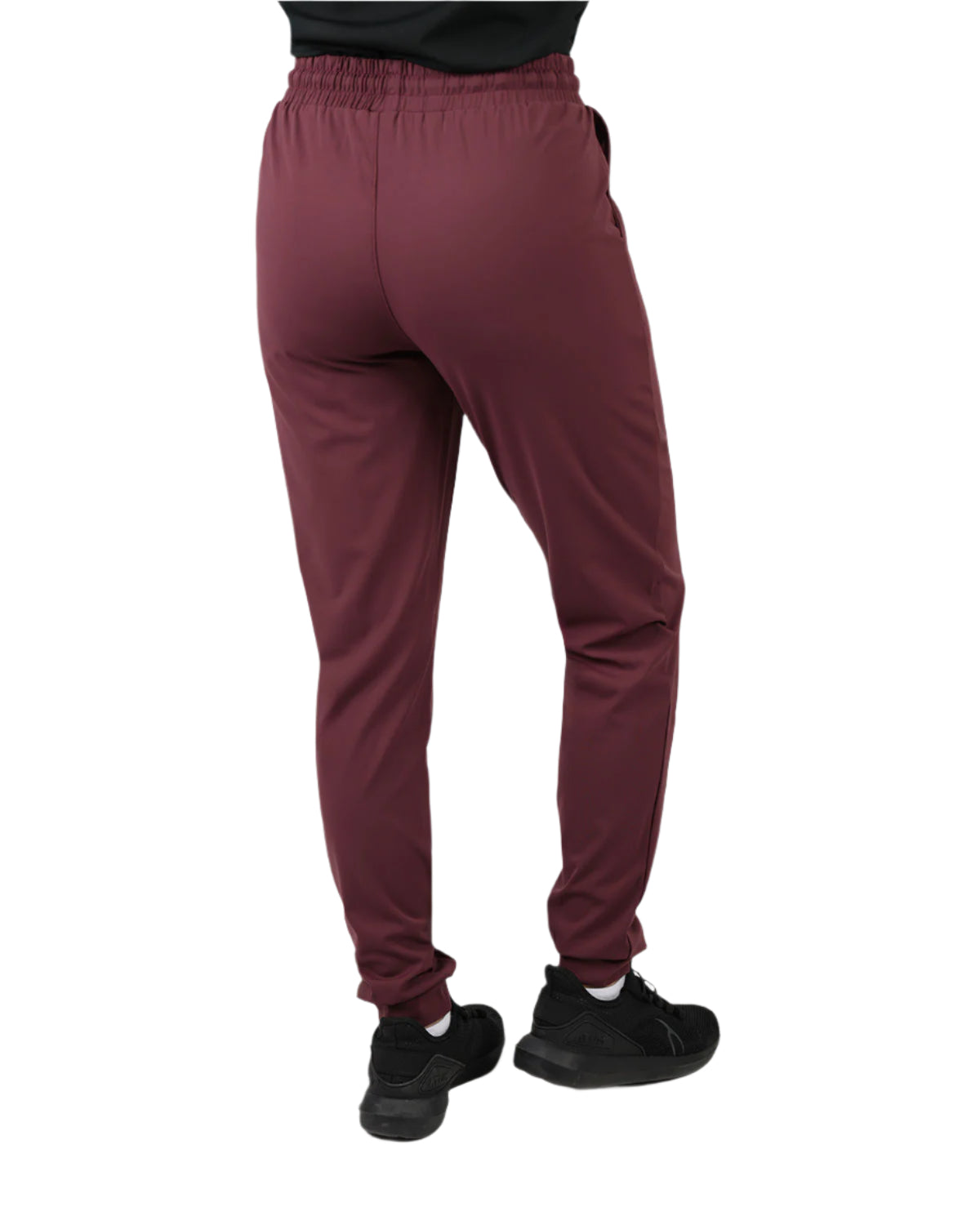 Relaxed Fit Burgundy Pants-Atum -3035264