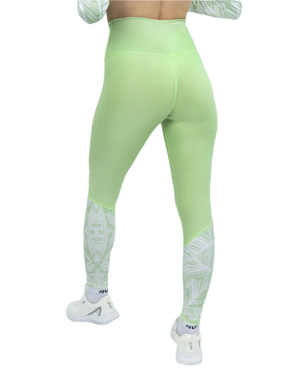 Flowery Green Leggings-Atum -92464611