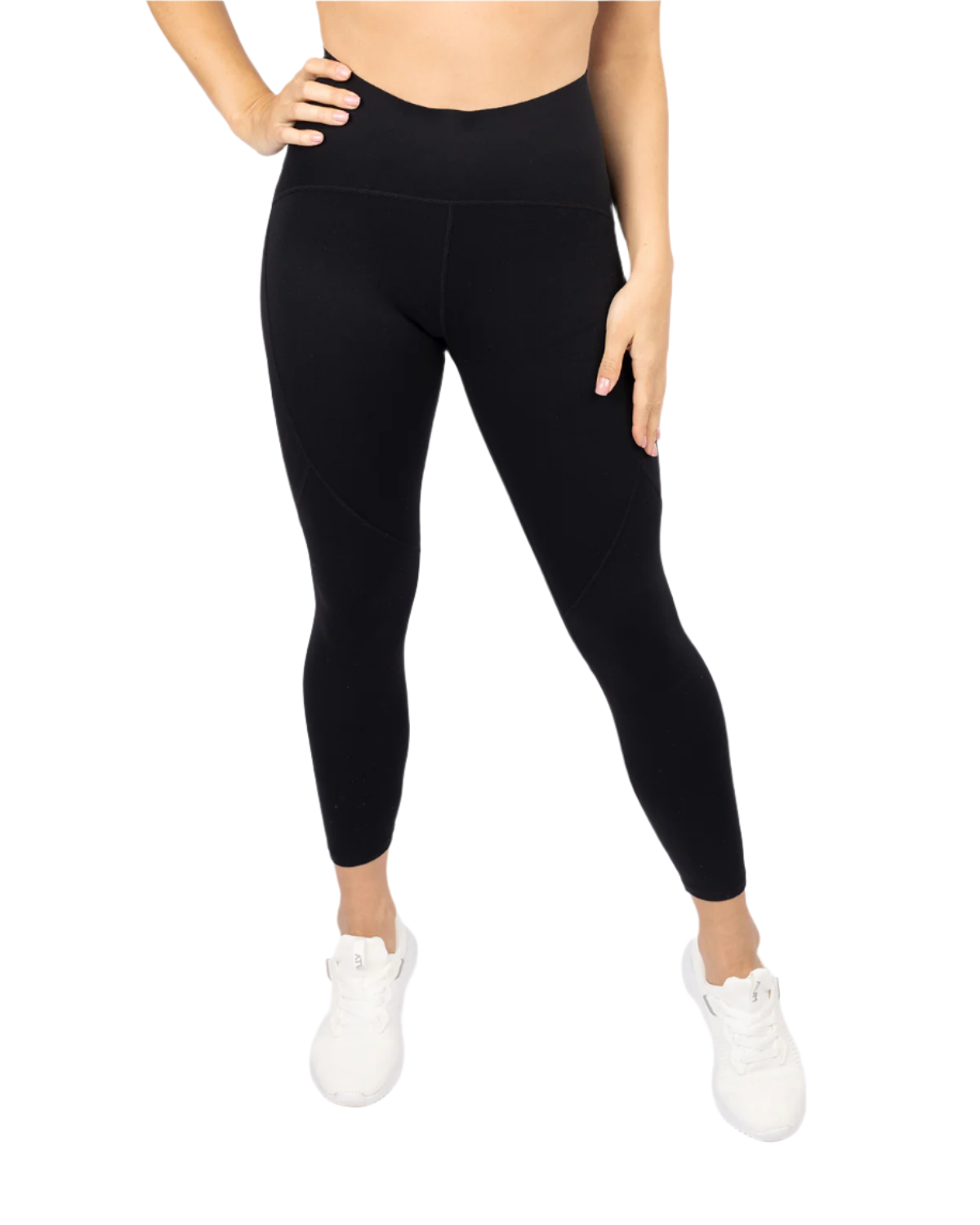 Premium High-Waisted Black Leggings-Atum -23295185
