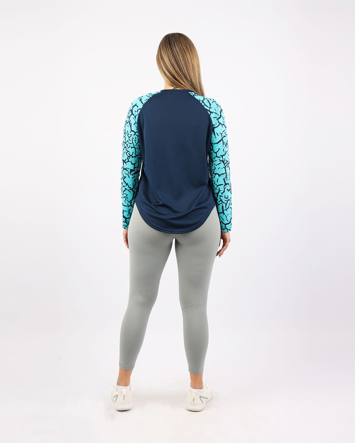 Crew Neck Long Sleeve Sports Top
