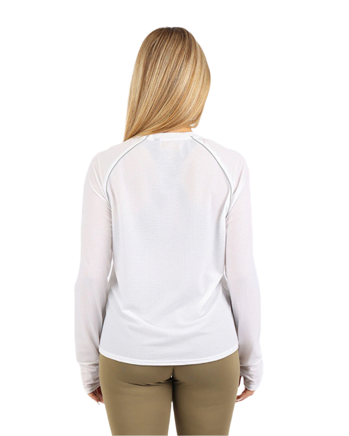 Long-Sleeve Training White Top-Atum -41809721