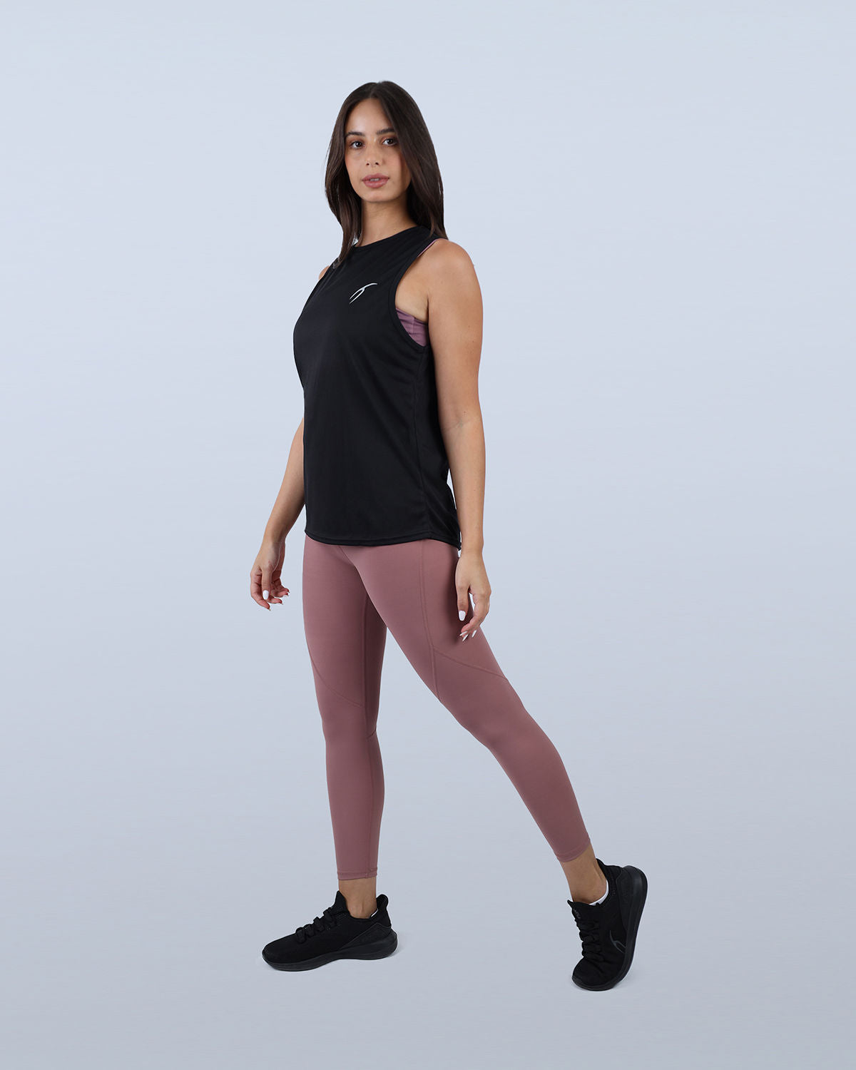 Modal Yoga Black Tank Top-Atum -38076774