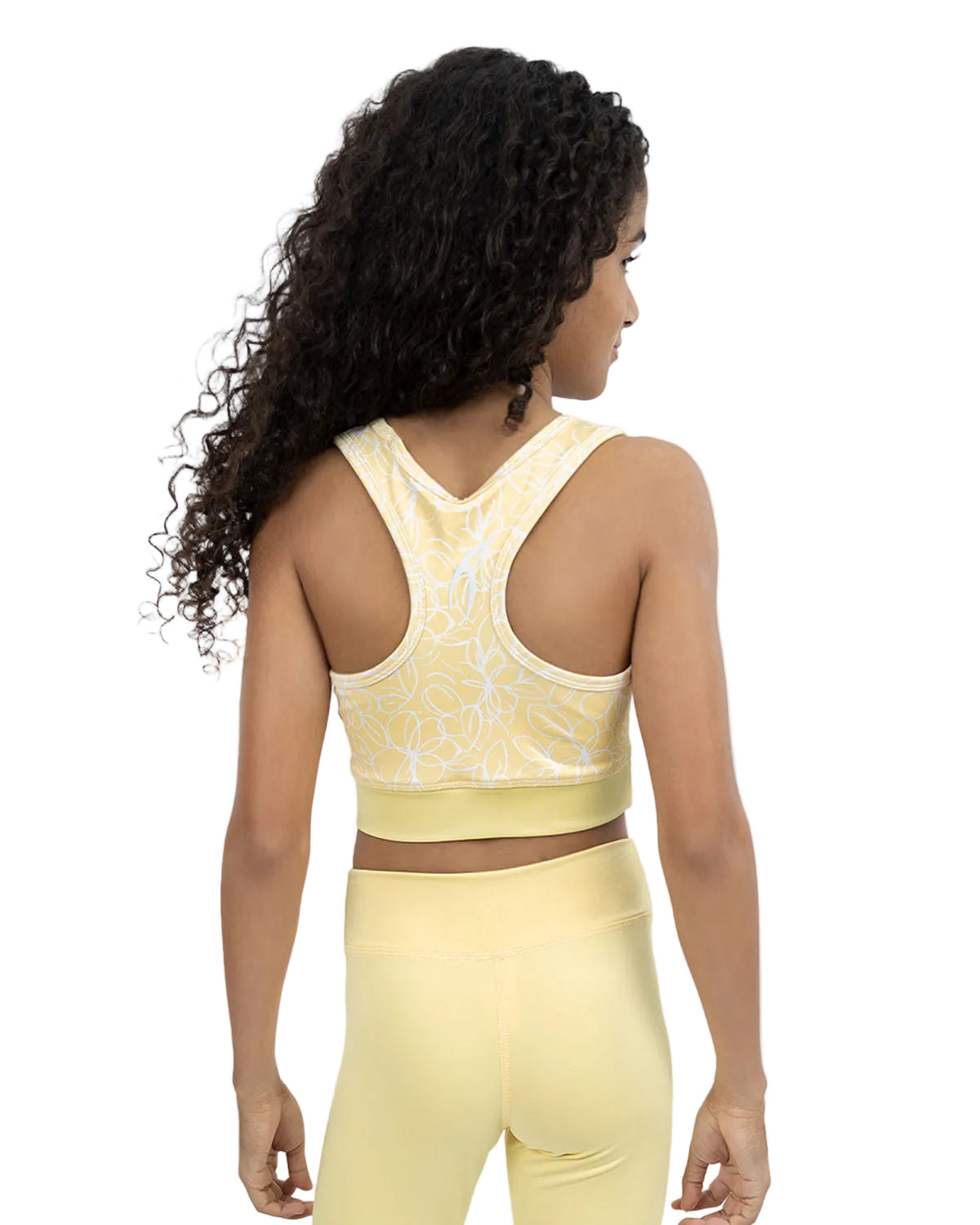 Smooth Girls Yellow Sports Bra-Atum -6835719