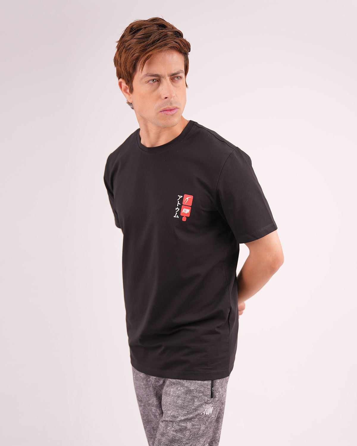 Dragon Strike Graphic Black T-Shirt-Atum -51461186