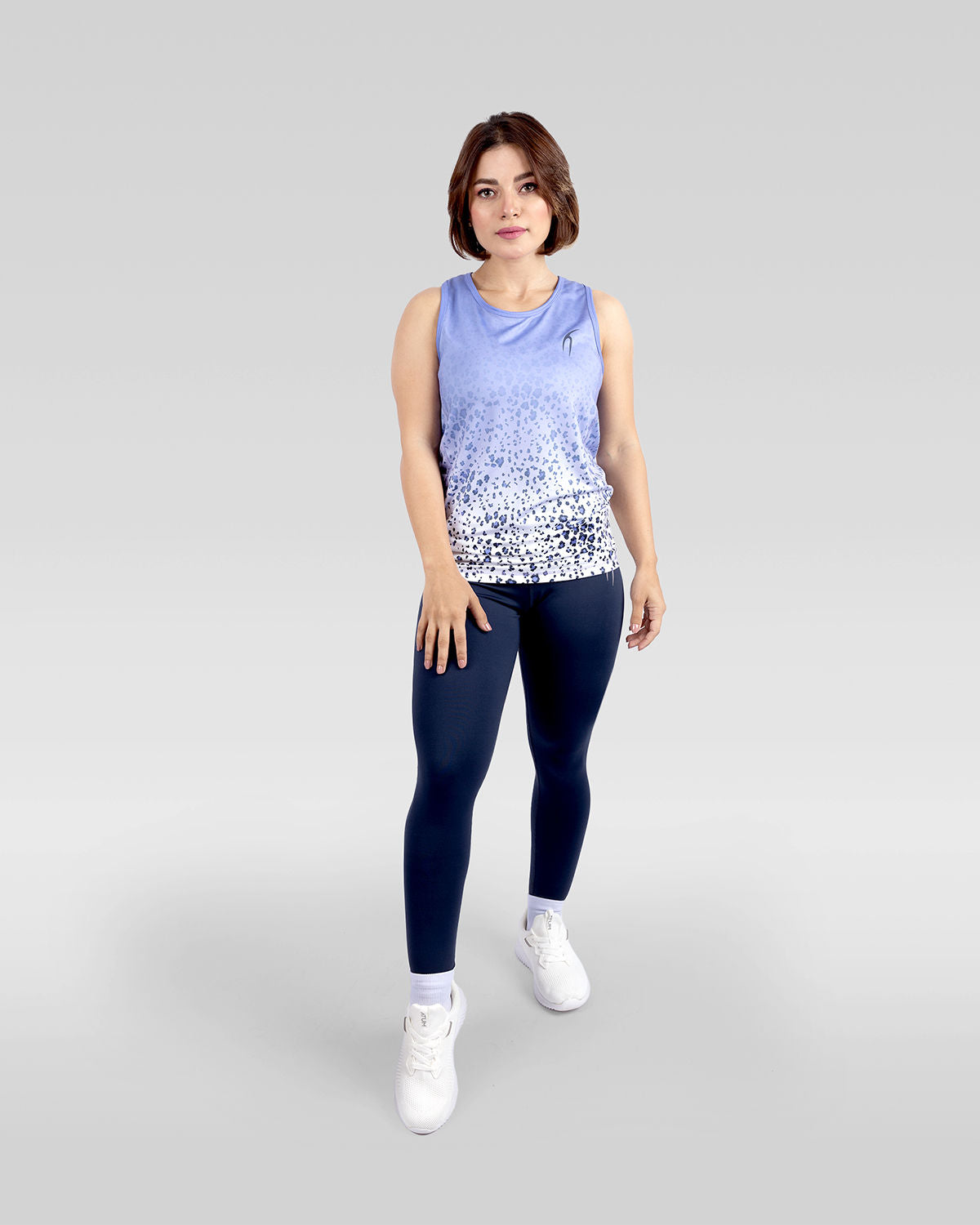 Colored Tank Purple Top-Atum -26031520