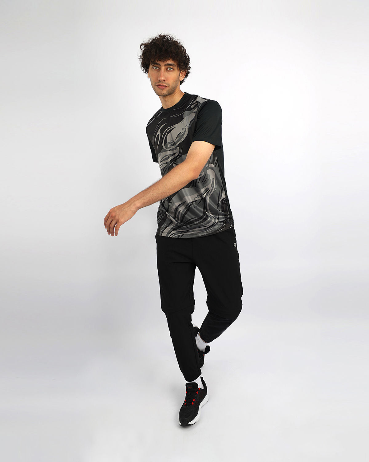 Adjustable Black Pant/Short-Atum -19879054