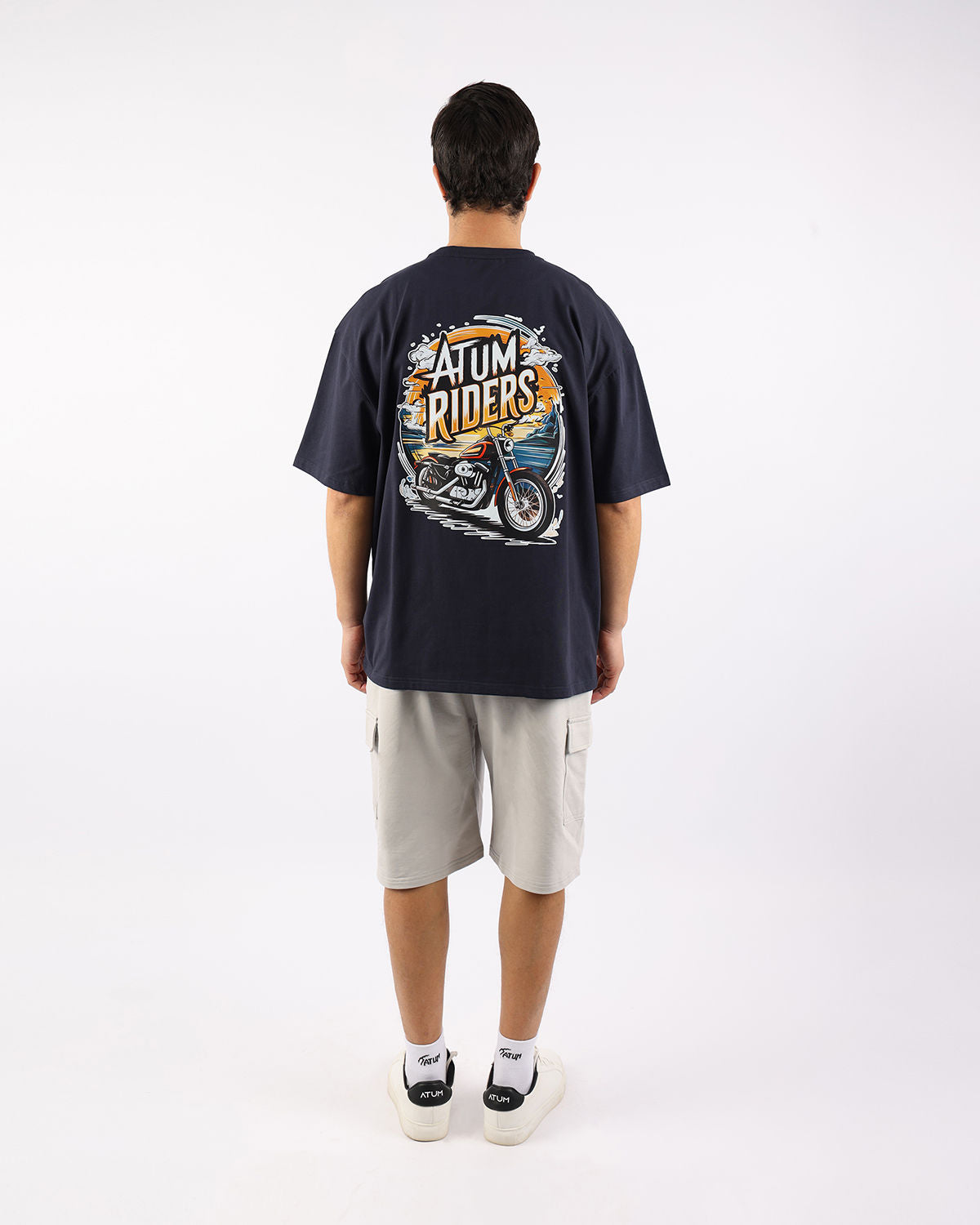 Highway Riders Navy T-Shirt-Atum -58711044