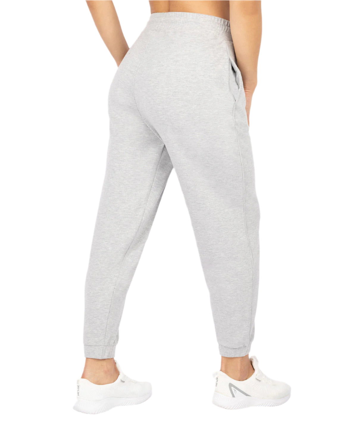Women's Sport Gray Sweatpants-Atum -17126001