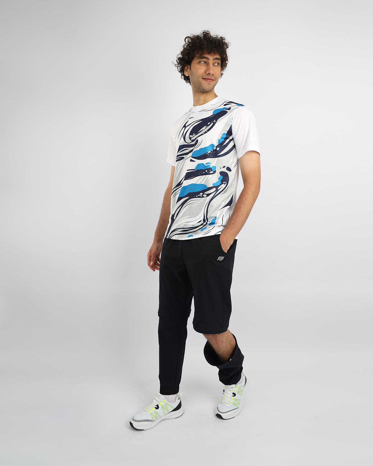 Adjustable Black Pant/Short-Atum -76798551